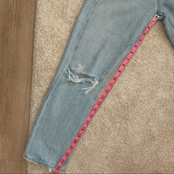 Agolde Riley High Rise Straight Crop in Shatter - Picture 10 of 10